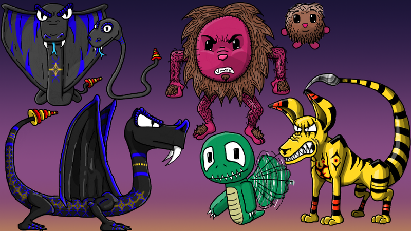 Taken seconds before the Cobragon and Scorpyena RAVAGED the Humming Dragon.